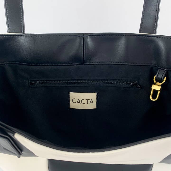 Cacta - Wholesale Tote Bag - Women's - Checker Tote1