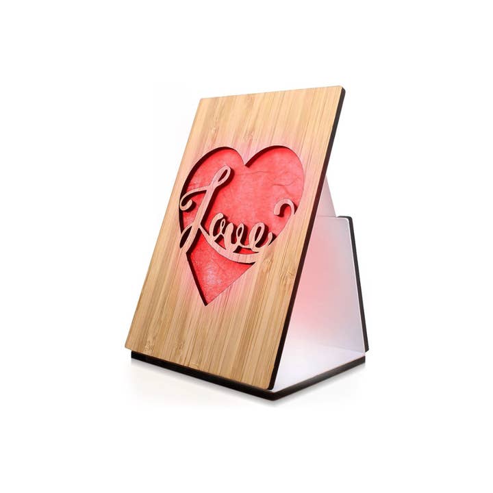 HeartSpace | Cartões 3D Pop Up Led Dia dos Namorados | Love Heart por atacado de Heartspace Cards