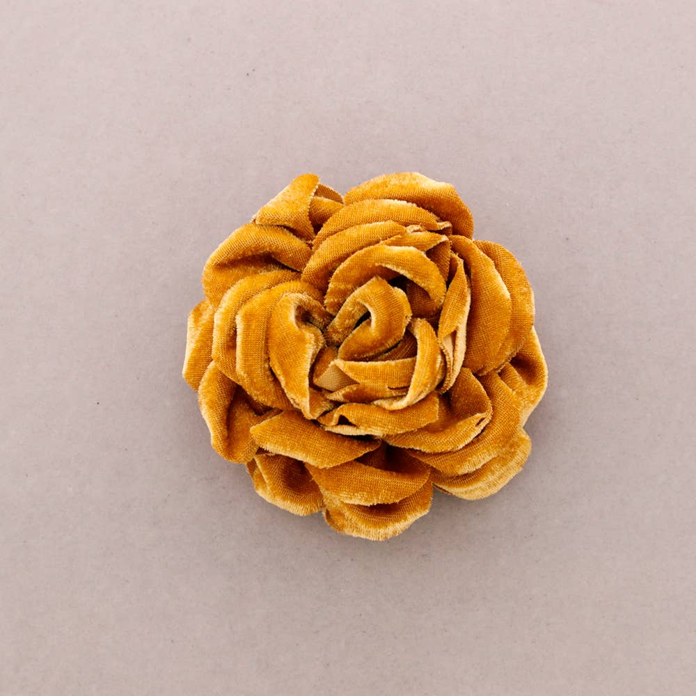Sonata - Wholesale Snap Jewelry - Velvet Flower Brooch 13cm9