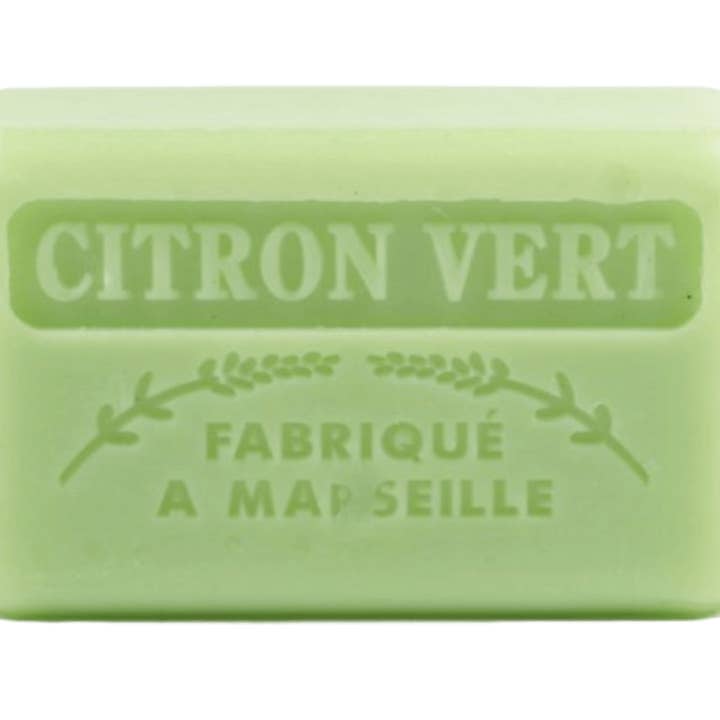 French Soap Wholesale - Wholesale Bar Soap - 125g Lime French Soap from Marseille
