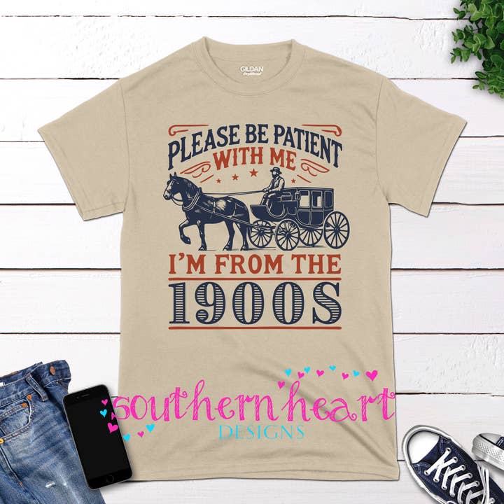 1900s T Shirt for wholesale by Southern Heart Designs