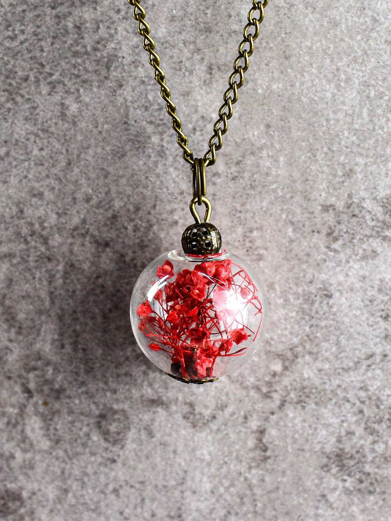 MadamLili – wholesale Hänge-/berlockhalsband – Sommerfreude II Real Blossom Halsband - VIK-162