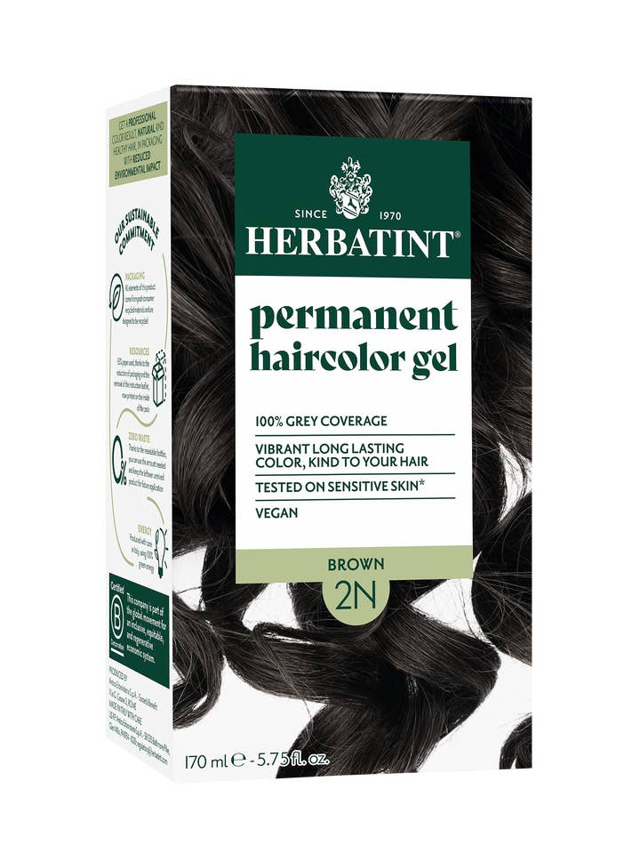 Herbatint Permanent Hair Color- 2N BROWN for wholesale by Herbatint