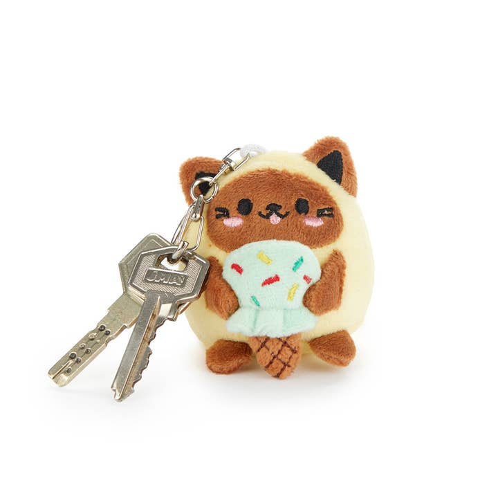 Balvi - Wholesale Keychain - Unisex - Kawaii Fluffy keychain assorted display x12