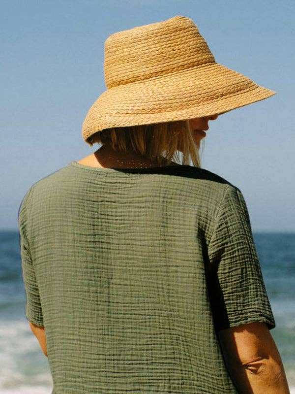 OceanusSwim - Wholesale T-Shirt - Women's - Loose Short Sleeves Solid Color Round-Neck T-Shirts Tops10