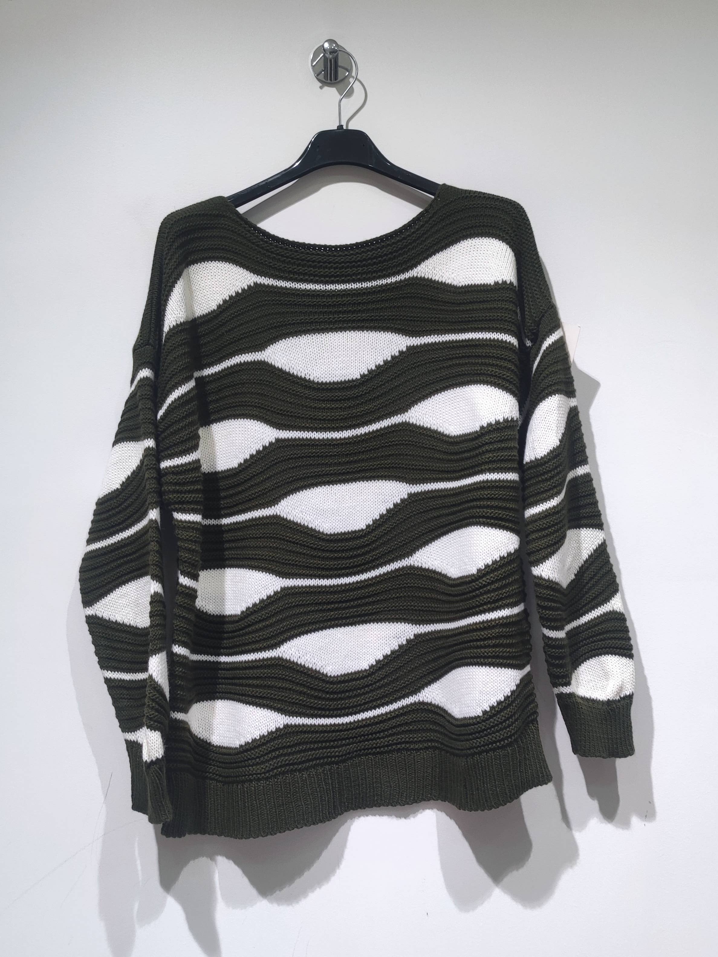 Pomelo paris - Wholesale Knit Sweater - Women's - ROMA Waves Geometry7