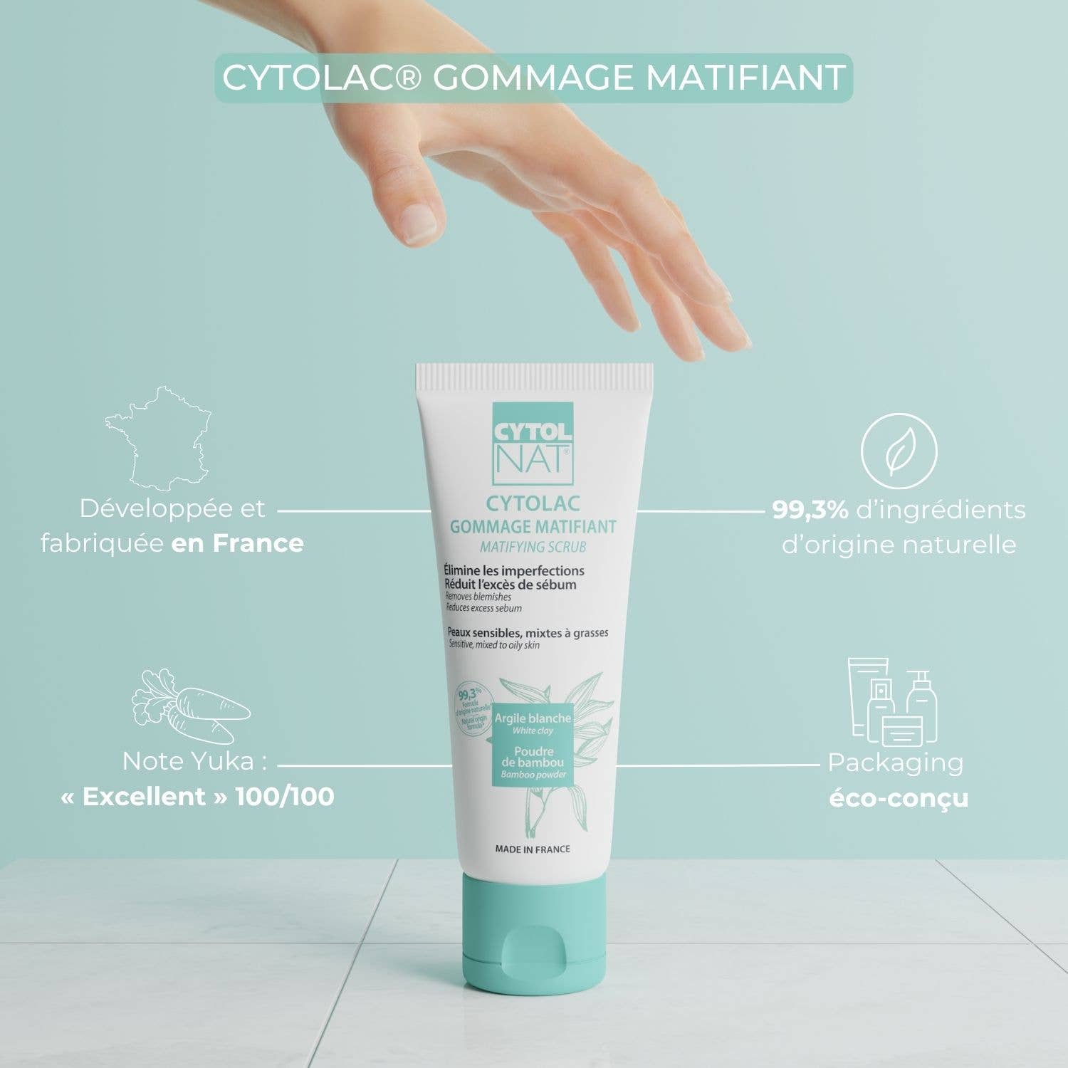 Laboratoires Cytolnat – Engroshandel Ansigtspeeling – CYTOLNAT - Cytolac Peeling - Fedtet til Kombineret Hud3