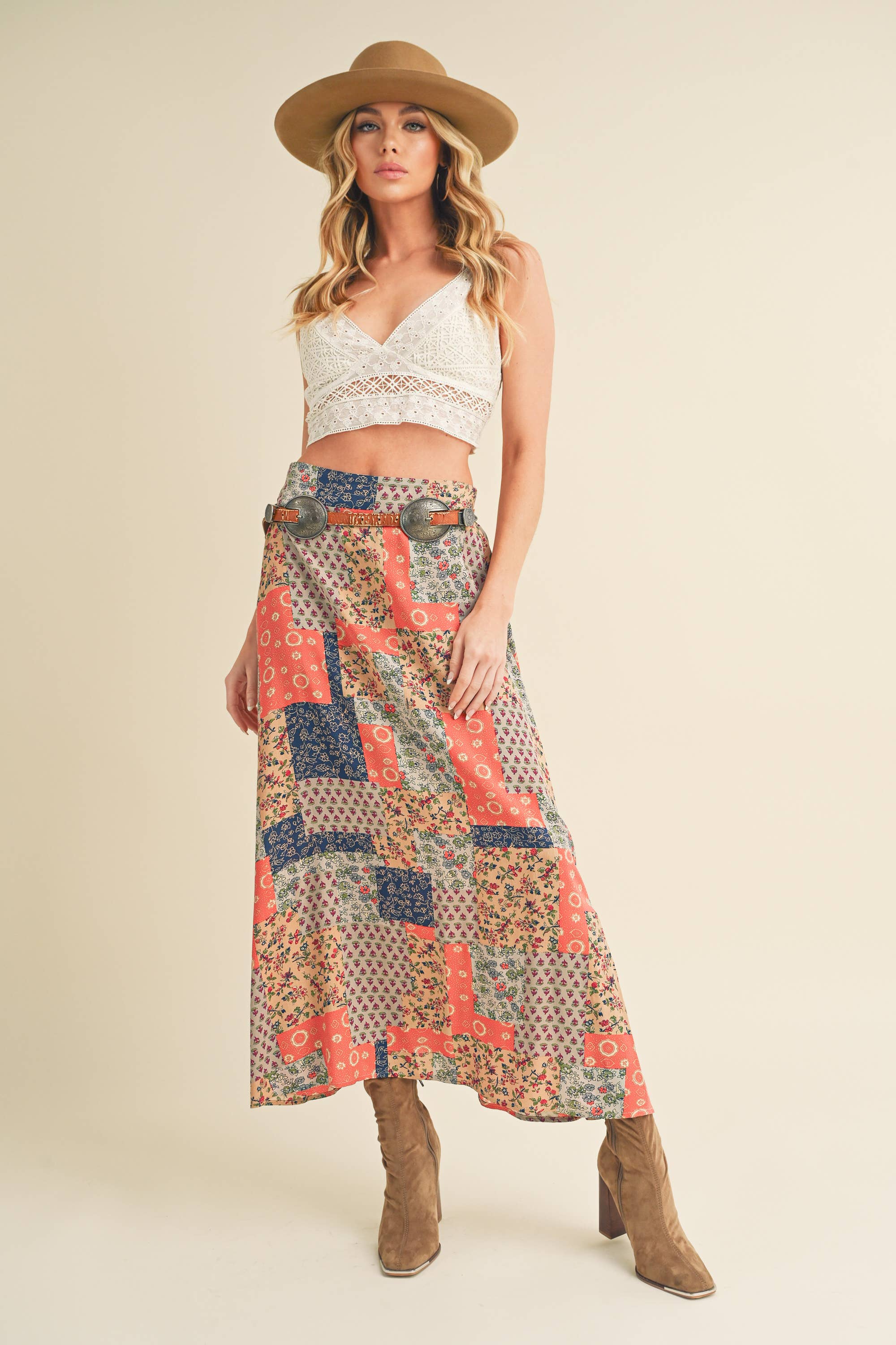 AEMI + CO - Wholesale Skirt - Women's - 773DN Bradyn Print Skirt19