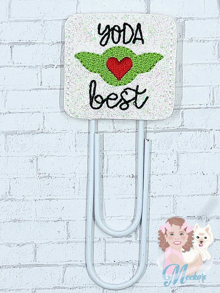 Clip e segnalibri di Green Guy The Force Planner per la vendita all'ingrosso da parte di Meeko’s Must Haves