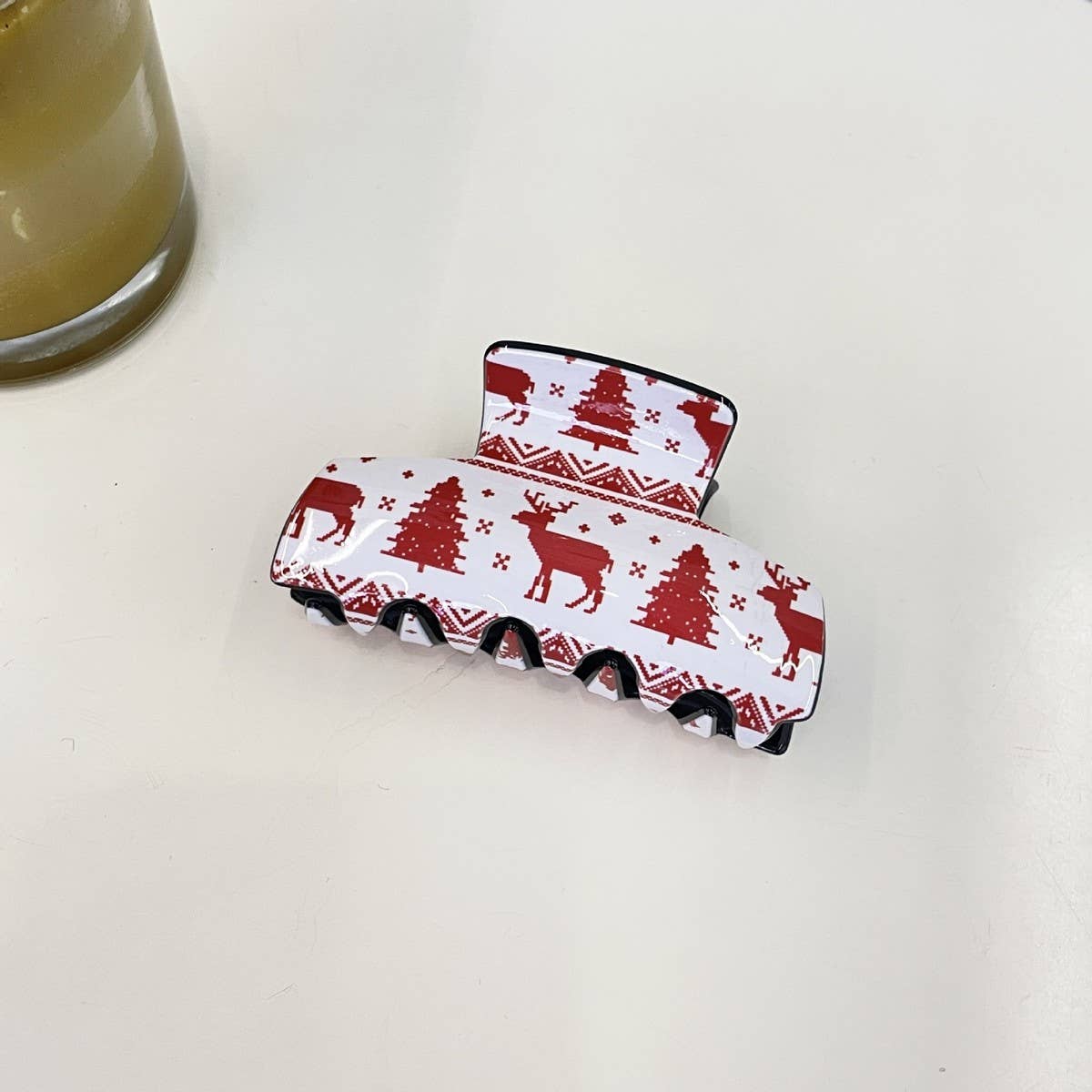 ACCITY - Wholesale Hair Clip - Women's - Christmas Reindeer Snowflake Hair Clip Shark Clip_CWAHA21537