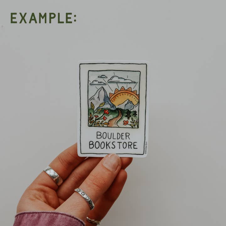 Sticker Girl - Wholesale Sticker - Customizable Polaroid Vinyl Sticker1