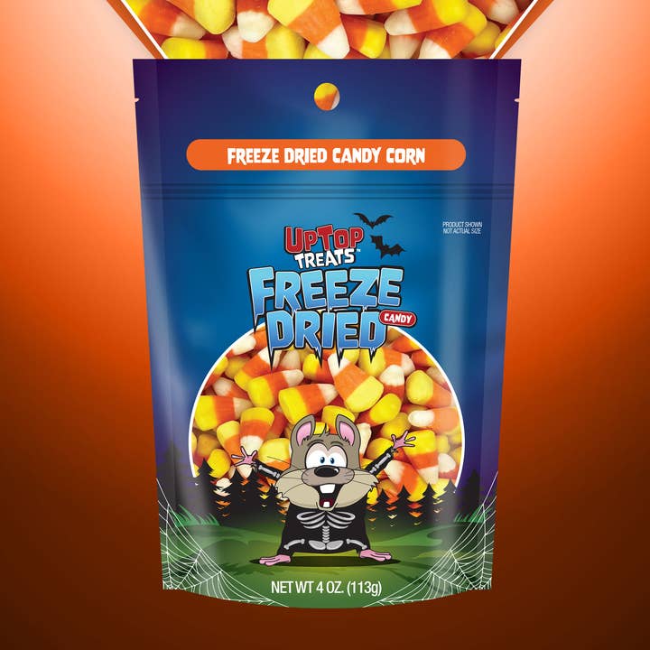 Freeze Dried Candy Corn - for Halloween, Seasonal - 4 oz for wholesale by UpTop Treats