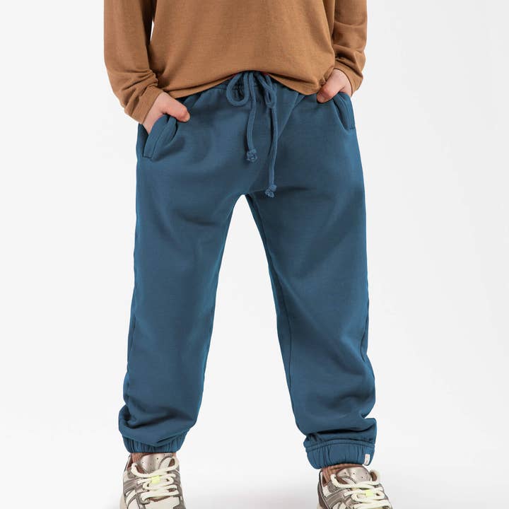 Sweatpants sejlerblå for engroshandel hos Matona