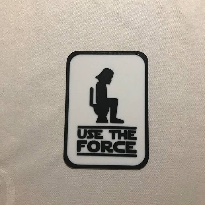 Star Wars Bathroom Sign for wholesale by Charles Prints