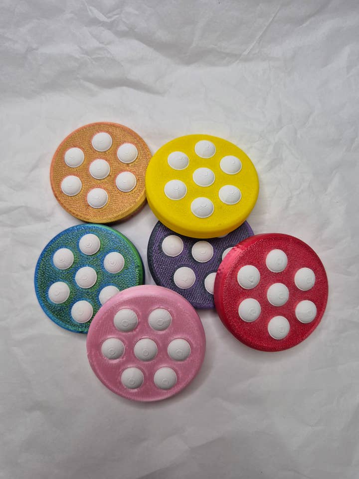 3dFidgets - Almofada de Clique - Estimulação Sensorial e Brinquedo de Alívio da Ansiedade para Adultos com ADHD por atacado de 3dFidgets