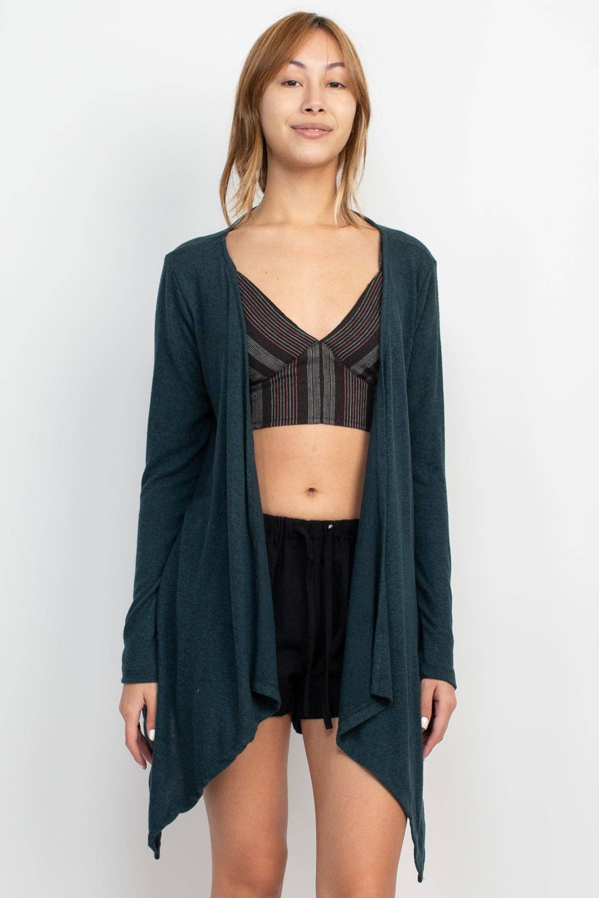 Lakhays Collection Inc. - Wholesale Cardigan - Women's - Women's Boho Beats Waterfall Soft Winter Cardigan4