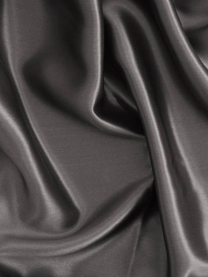 BELLEN ASH GREY SILK PILLOWCASE for wholesale by AnnaKey