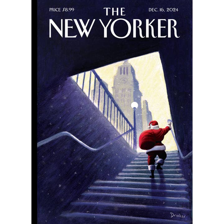 A SEASONAL DELIVERY - 5 x 7 NY COVER XMAS CARD for wholesale by Nelson Line