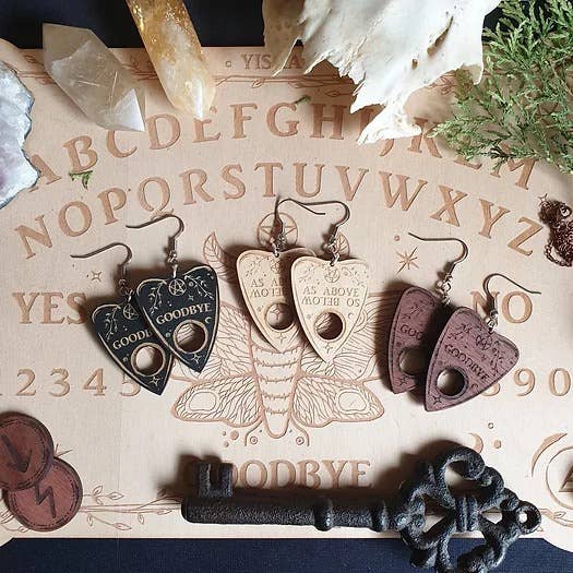 Small Planchette Earrings for wholesale by Yiska Designs