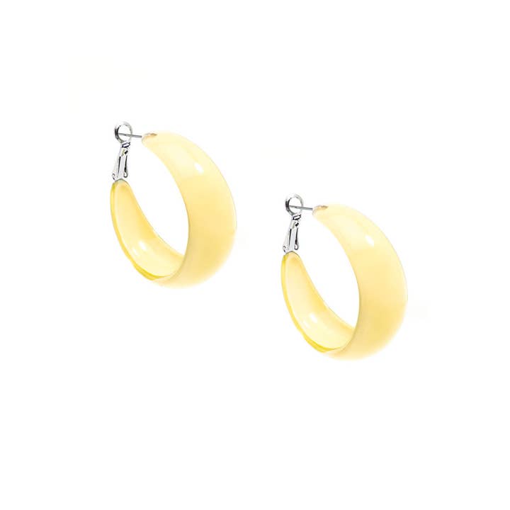 ZENZII Jewelry - Vendita all'ingrosso Orecchini a cerchio - Mod - Orecchini a cerchio in resina