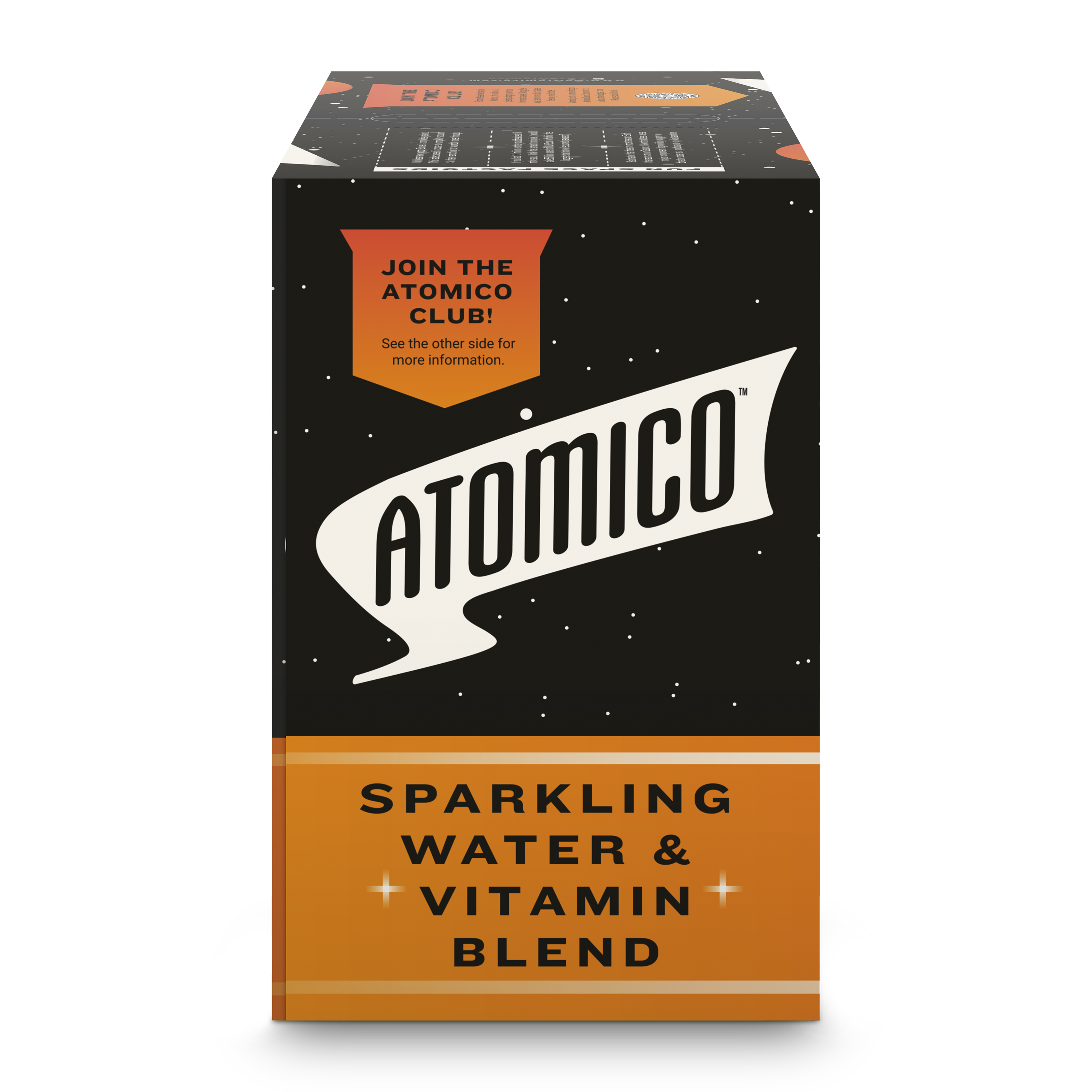 ATOMICO - Wholesale Sparkling Water - ATOMICO Sparkling Water  - Orange - 12pk5