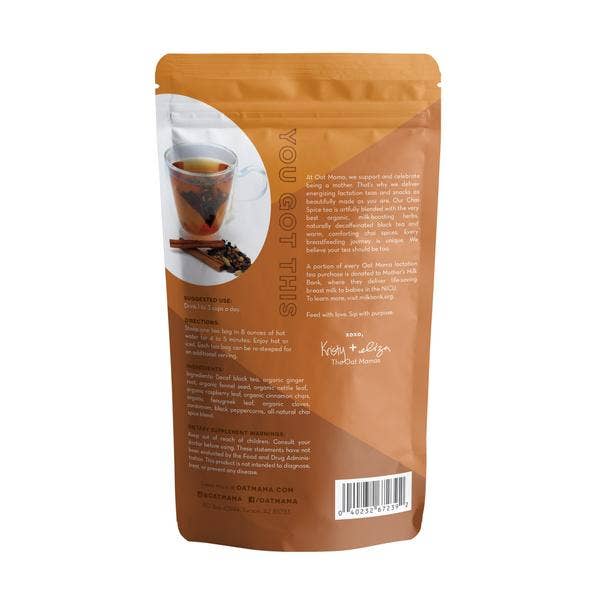 Oat Mama - Vente Thé d'allaitement - Thé de lactation aux épices Chai1