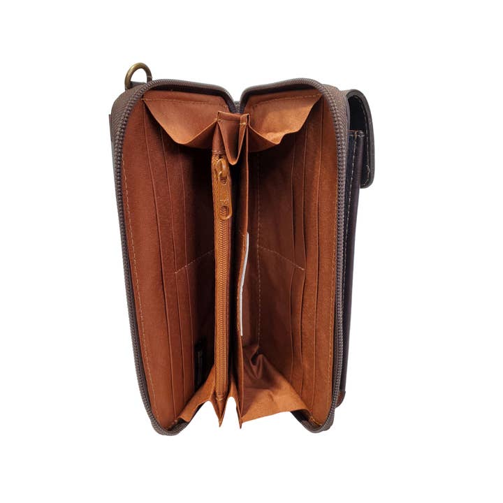 Charlie Leather – bolsa tiracolo - Mulher por atacado – Itzel Mini Carteira Telemóvel Crossbody0