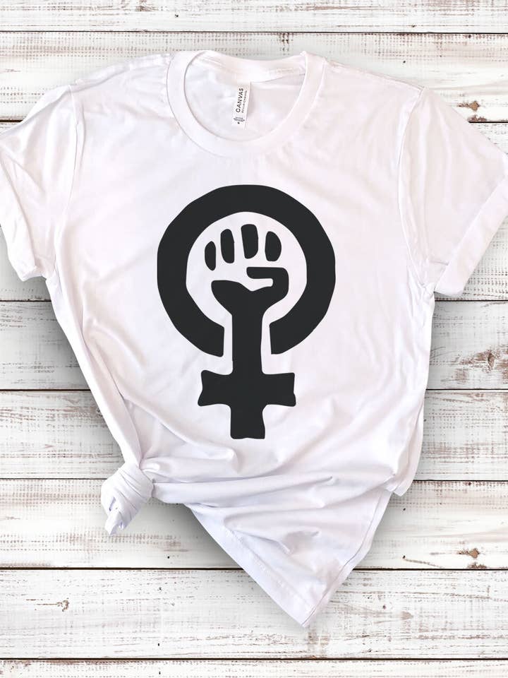 House Of Rodan - Wholesale T-Shirt (Graphic) - Women's - Feminist Symbol - Feminism Equal Rights Girl Power T-Shirt