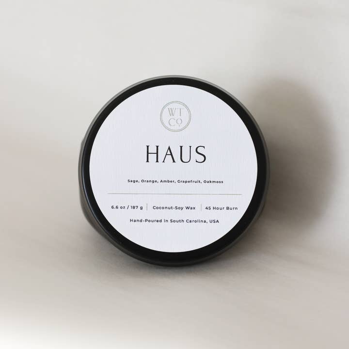 Well-Taylored Co. - Wholesale Travel Candles - Haus Travel Tin Candle