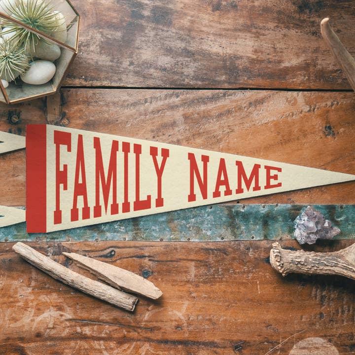 Benoit's Design Co. - Wholesale Sign - Custom Varsity Felt Pennant