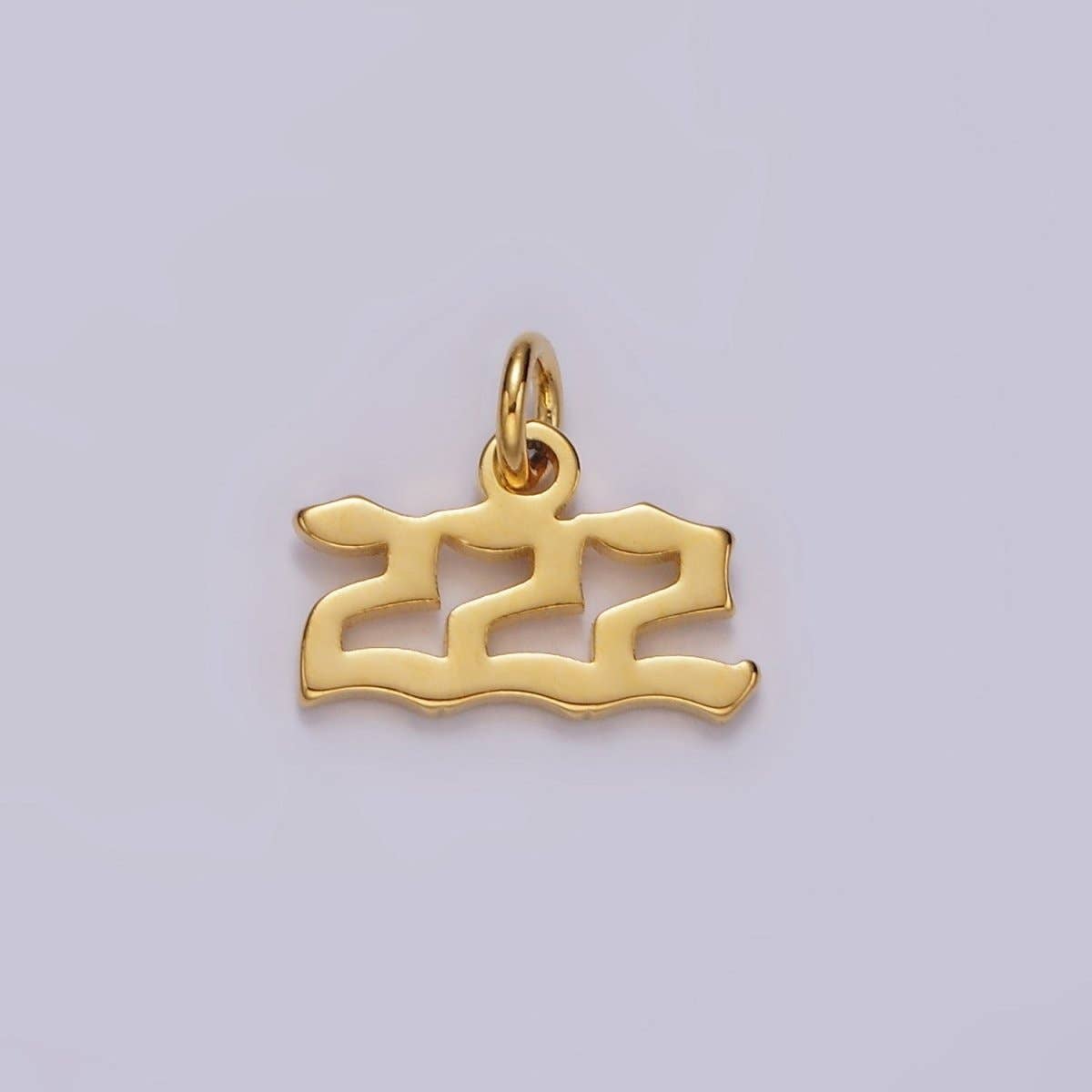 Aim Eternal - Wholesale Individual Charm/Pendant - 24K Gold Filled Angel Number Numerology Minimalist Mini Charm | AG606 - AG6101