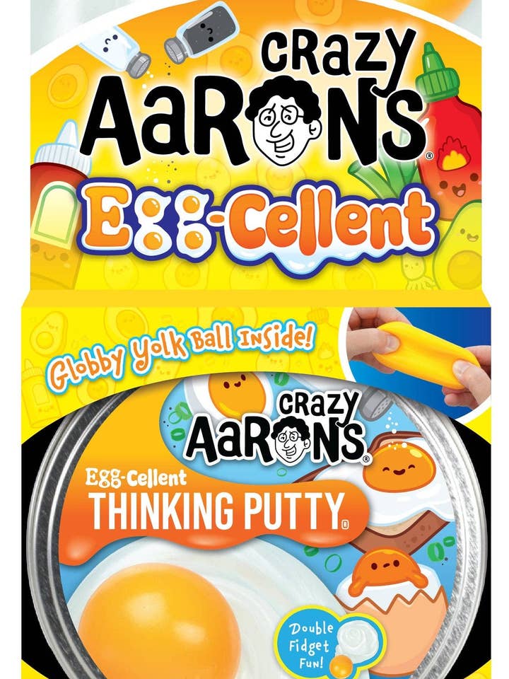 Eggcellent - Full Size 4" Thinking Putty Tin for wholesale by Crazy Aaron's