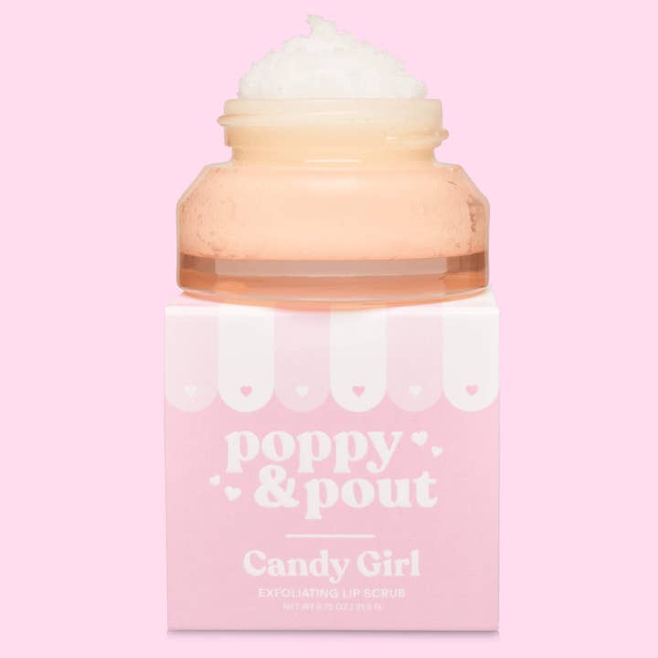 Lip Scrub, Valentine's Day, Candy Girl for wholesale by Poppy & Pout