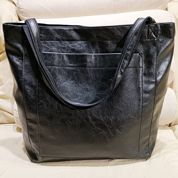 ACCITY - Wholesale Tote Bag - Women's - WOMEN SOFT PU LEATHER TOTE BAG_CWAB056113