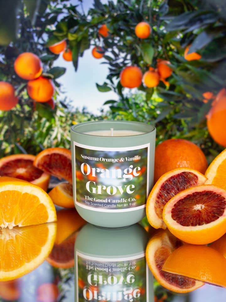 The Good Candle Co ORANGE GROVE for wholesale by Verde Creative Candle