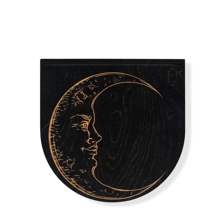 Standish House - Wholesale Card Holder - Unisex - Crescent Moon Tarot card holder / stand