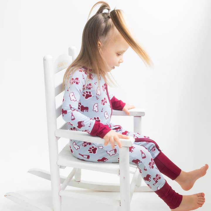 Tailgate Tikes - Wholesale Jumpsuit - Baby - Mississippi State Bulldogs Zippy One-Piece8