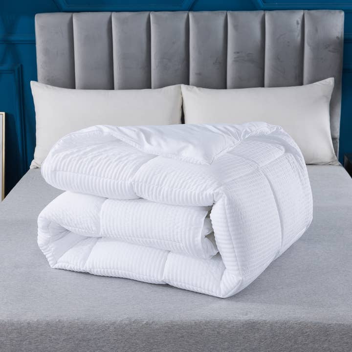 Kasentex - Vendita all'ingrosso Piumone - Piumino trapuntato alternativo per tutte le stagioni, reversibile8