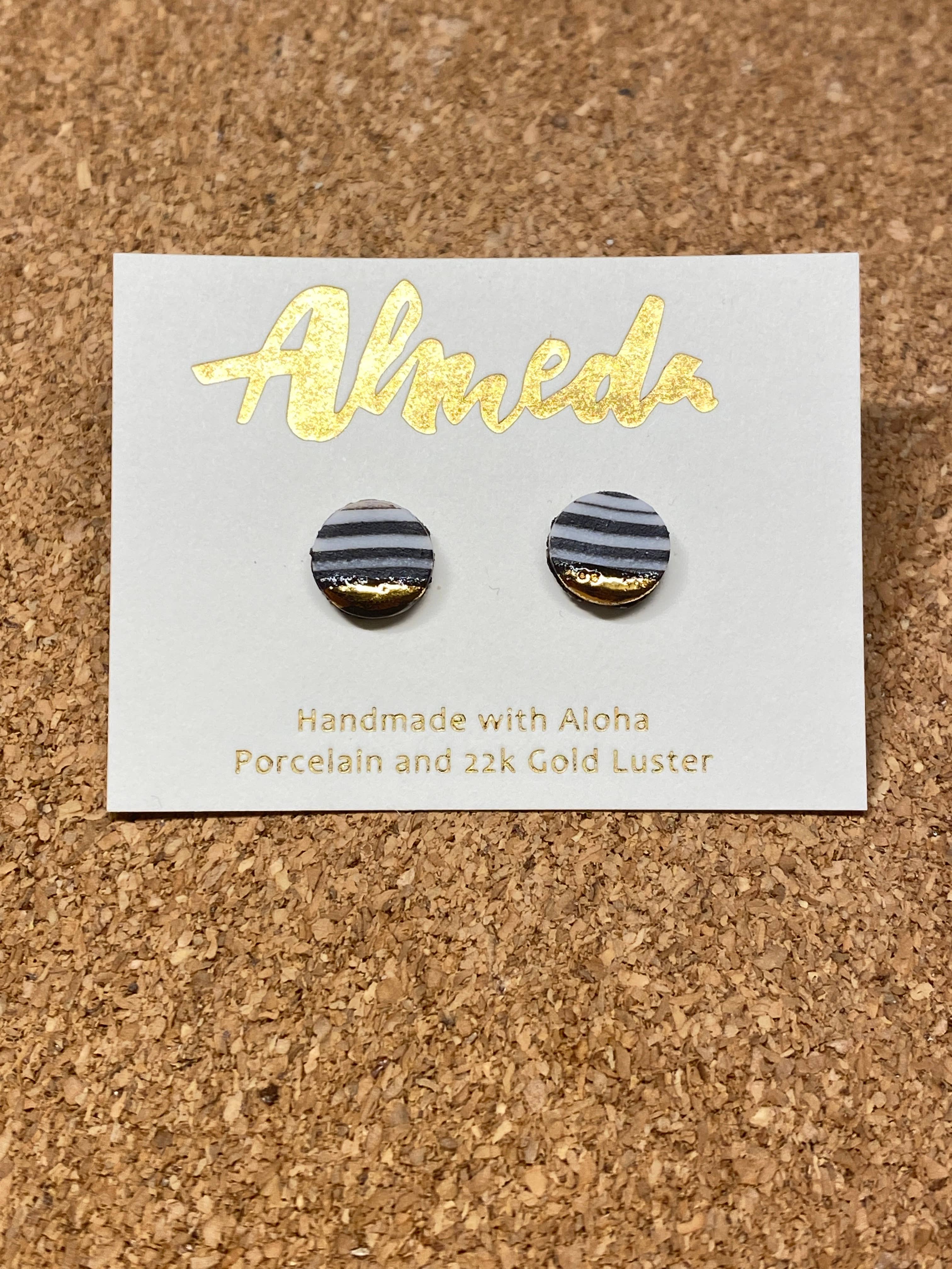 Almeda Jewelry - Wholesale Stud/Post Earrings - Nene Stud Circle