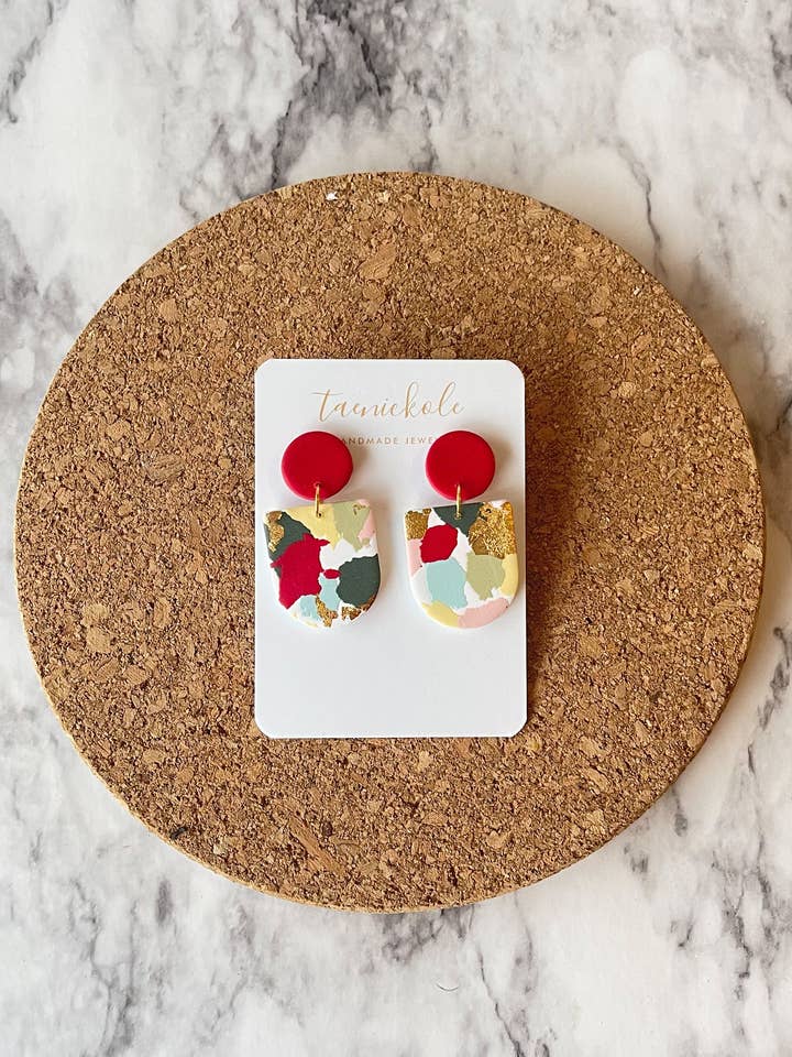 Merry & Bright | Ellie | Polymer Clay Örhängen för wholesale av taenickole