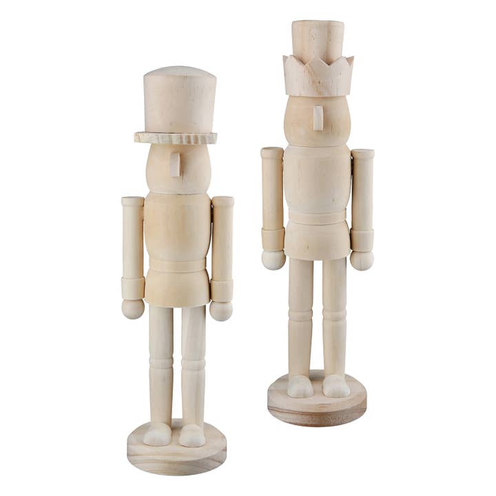 natural colors Norbert Nutcracker figure, 2-way assorted, h. 24 cm for wholesale on Faire