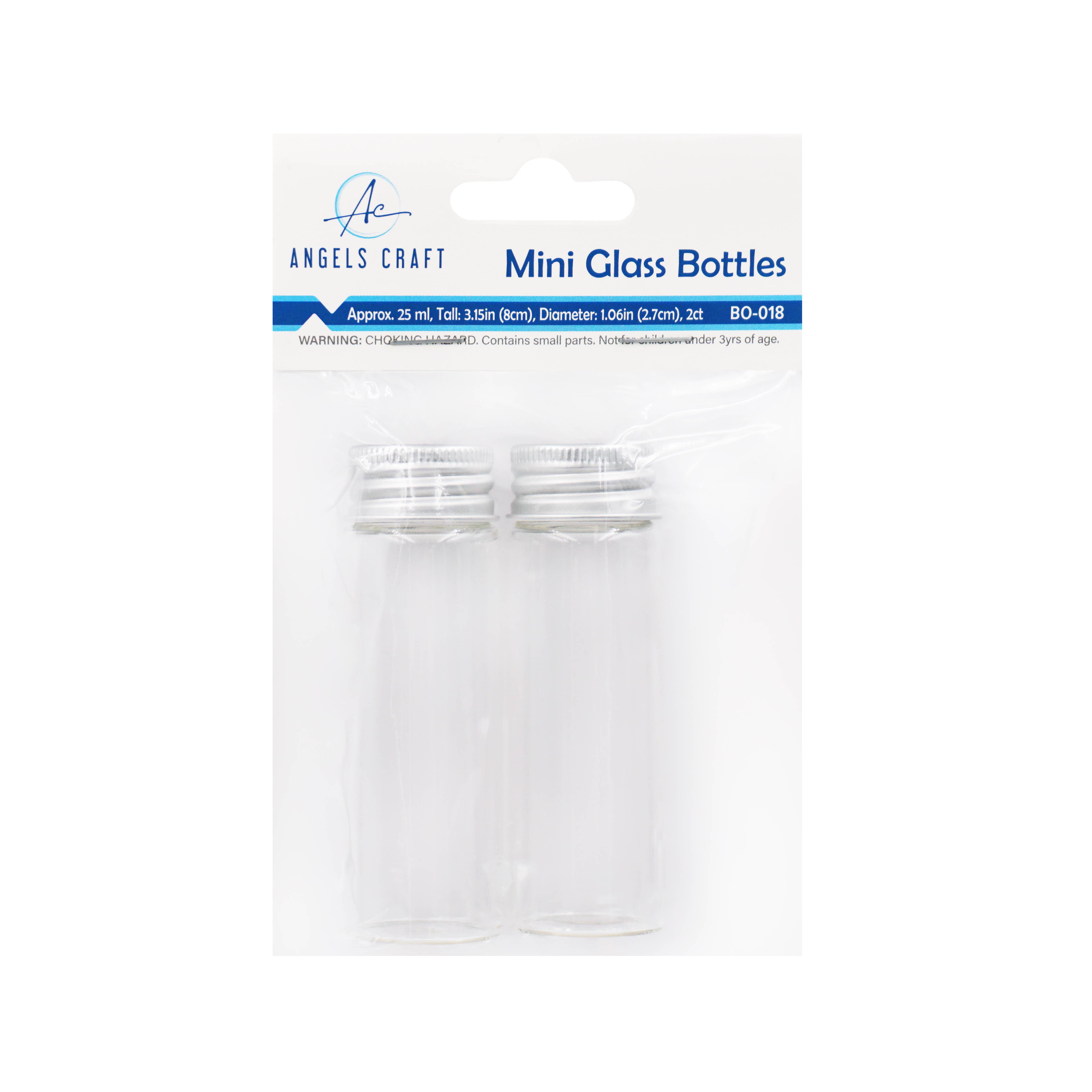 Angels Craft - Wholesale Jar - Small Glass Bottle w/ Screw Cap5