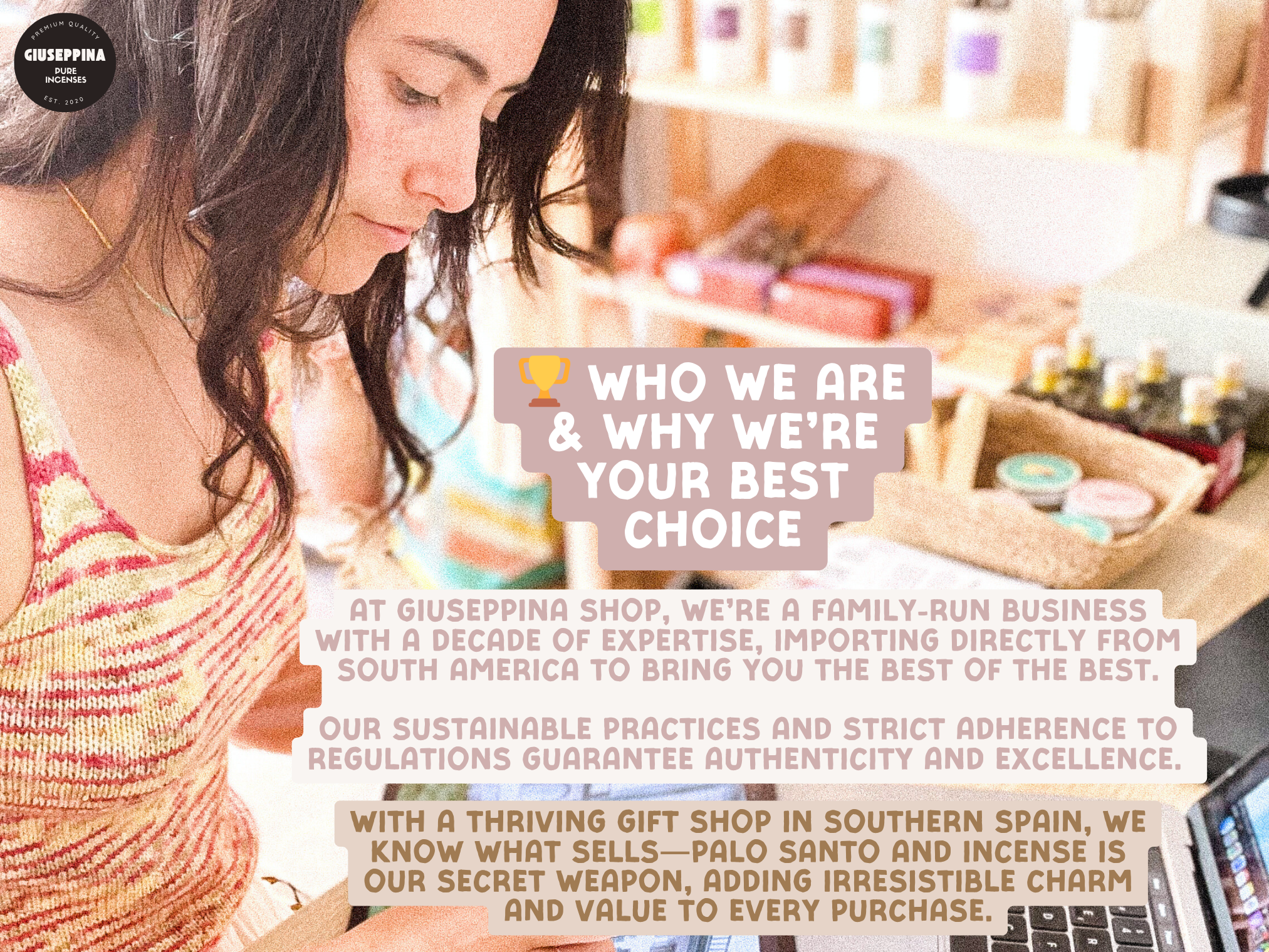 Giuseppina Shop - Vente Encens - Lot de 20 encens lavande – bâtons épais naturels faits main5