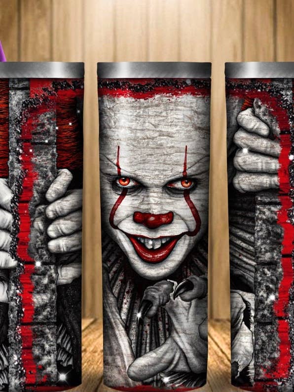 Tasse de voyage 20 oz - Gobelet de voyage - Horror Scary Clown pour la vente par Boutique Two Sisters