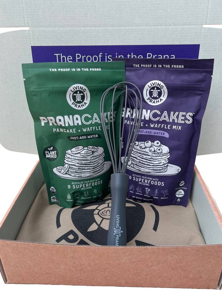 Superfood kookset voor pannenkoeken en wafels voor wholesale door Living Prana