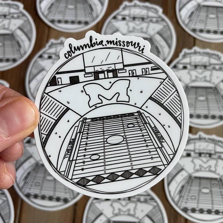 DoodleStation - Wholesale Sticker - Columbia, Missouri Landmarks - Vinyl Stickers8