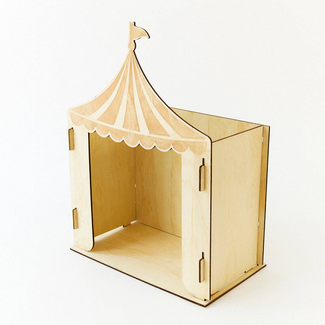 Sarah’s Silks - Wholesale Wood Toy - Kids - Wooden Circus Tent2