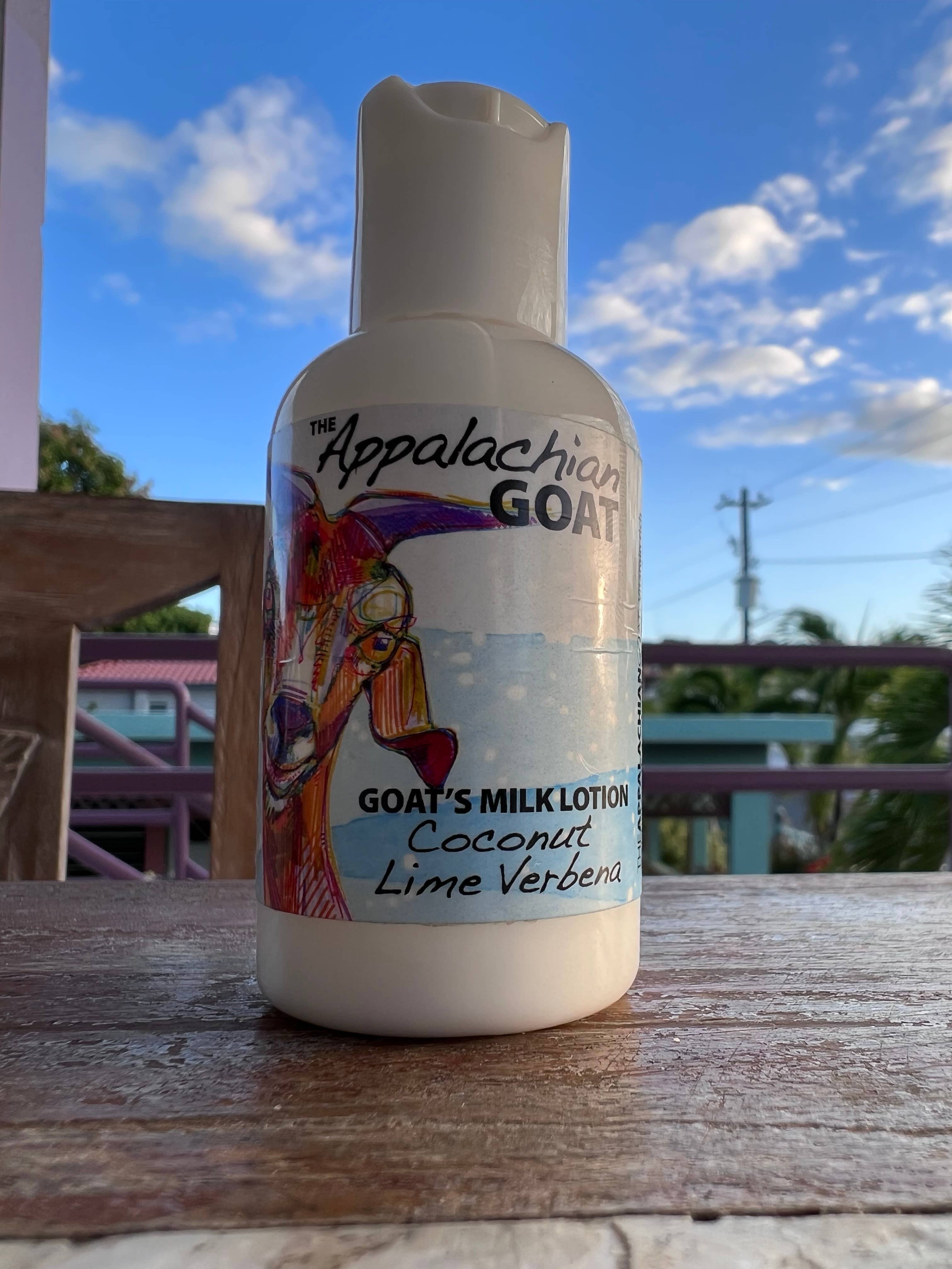 The Appalachian Goat - Wholesale Body Cream/Lotion - 2oz Coconut Lime Verbena Goats Milk Lotion1