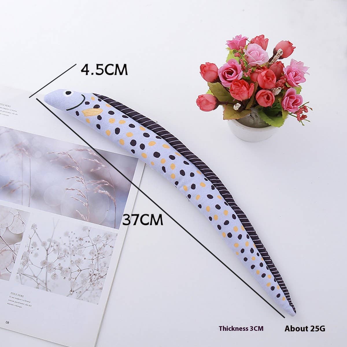 PAWPAWwholesale - Wholesale Pet Toy - Cat - Crinkle Catnip Eel Toy for Interactive Play_CWMM54000