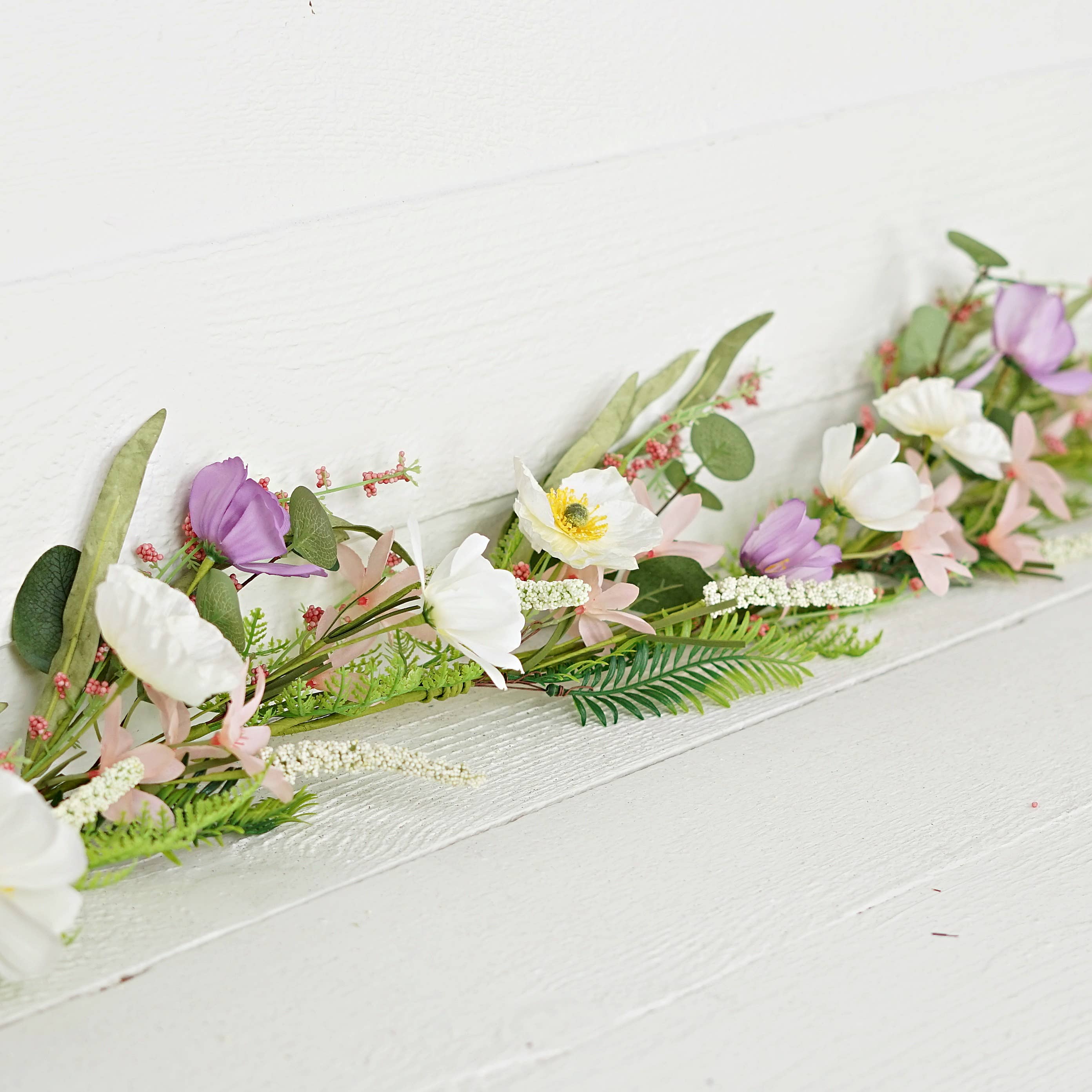 Holiday Depot Inc. - Wholesale Artificial Flowers - 35591- 5ft Garland-Mix Spring Blossoms2